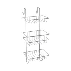 Подвесная полка для ванной комнаты AWD Interior, трехъярусная цена и информация | Аксессуары для ванной комнаты | kaup24.ee
