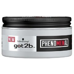 Паста для укладки волос Schwarzkopf Got2b Phenomenal Force 4 100 cml цена и информация | Средства для укладки волос | kaup24.ee