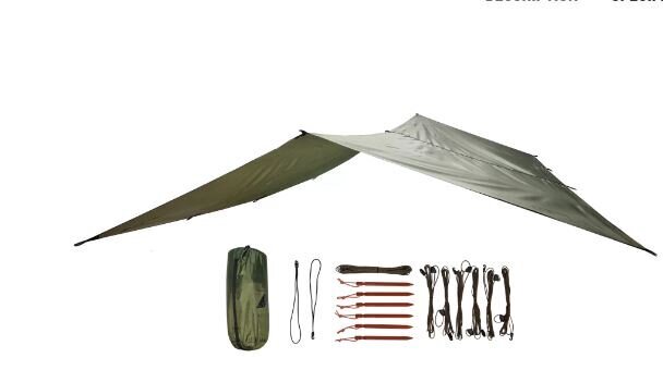 Bushmen Easy varikatus 2X3m roheline 550g hind ja info | Telgid | kaup24.ee