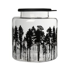 Muurla Nordic Säilituspurk Klaasist 3 L, Ø16 Cm, H 17cm, Silikoonkaanega, Mets hind ja info | Toidu säilitusnõud | kaup24.ee