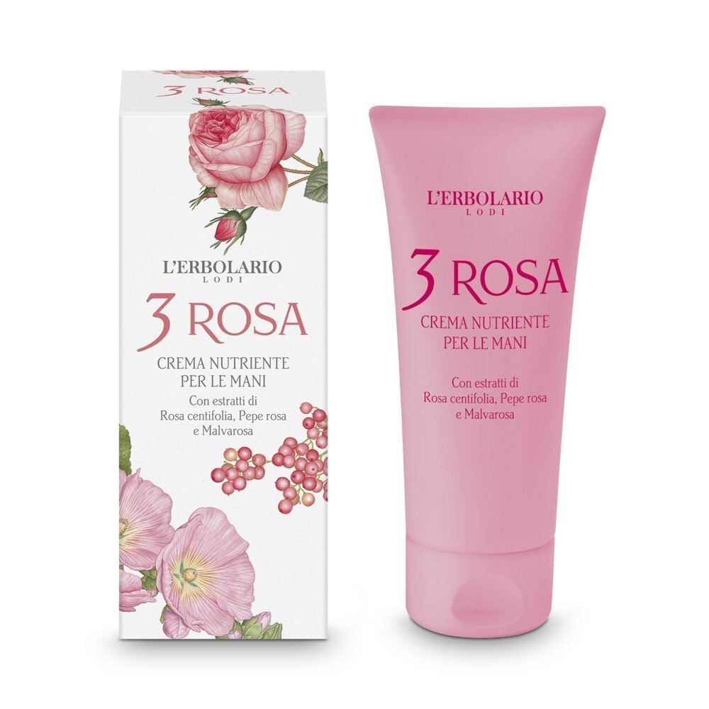 Toitev kätekreem L'Erbolario 3 Rosa 75 ml hind ja info | Kehakreemid, kehaspreid | kaup24.ee