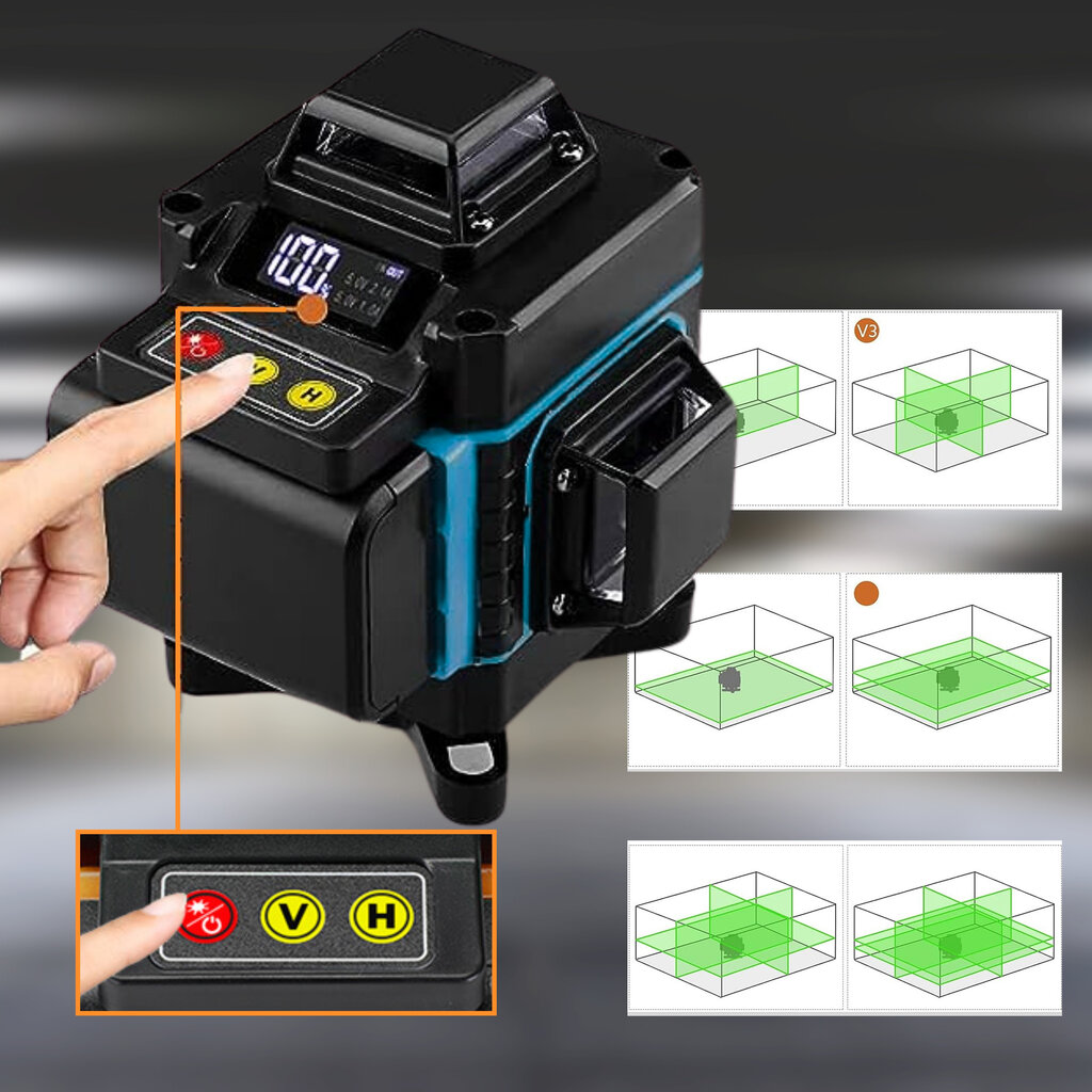 Laser 360 Hikey, statiiv, kaitseprillid hind ja info | Käsitööriistad | kaup24.ee