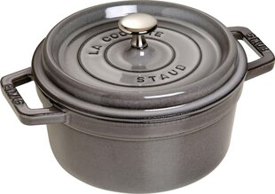 Кастрюля чугунная круглая STAUB 40501-409-0 - белый трюфель 1,7 л цена и информация | Кастрюли, скороварки | kaup24.ee