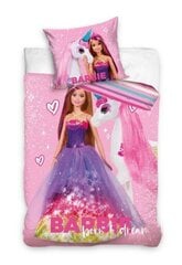 Детский комплект постельного белья Barbie 160 х 200, 2 части цена и информация | Детское постельное бельё | kaup24.ee
