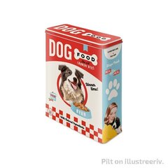 Металлическая банка / XL /3D Dog Food цена и информация | Посуда для хранения еды | kaup24.ee