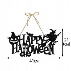 Happy Halloween uksele riputatav seinakaunistus 4 hind ja info | Peokaunistused | kaup24.ee