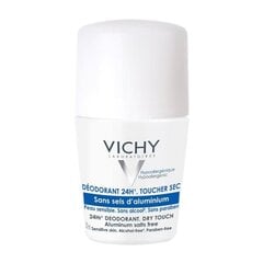 Rulldeodorant Vichy 24H Dry Touch naistele 50 ml hind ja info | Deodorandid | kaup24.ee