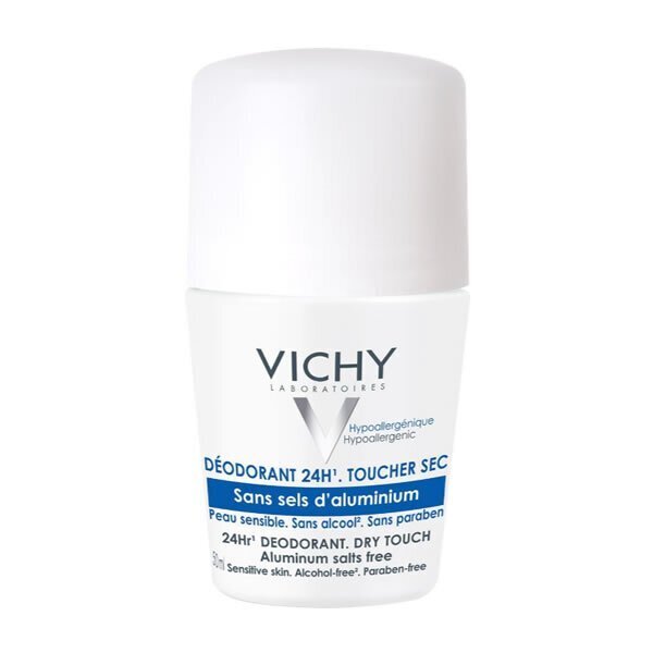 Rulldeodorant Vichy 24H Dry Touch naistele 50 ml цена и информация | Deodorandid | kaup24.ee