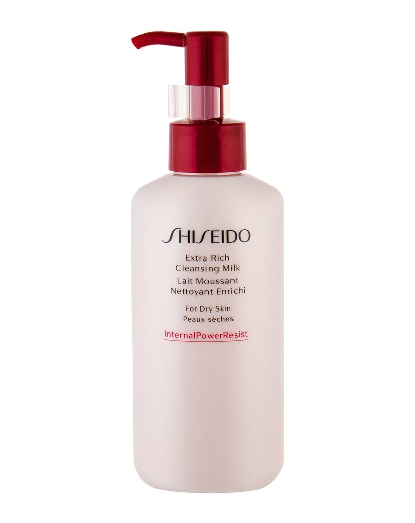 Näopuhastuspiim Shiseido Extra Rich 125 ml цена и информация | Näopuhastusvahendid | kaup24.ee