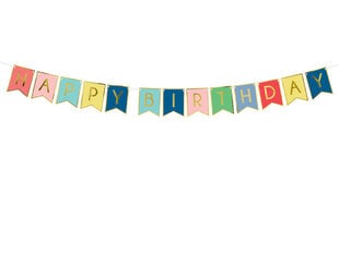 Vanik Happy Birthday Mix, 15x175 cm, 1 pakk/1 tk hind ja info | Peokaunistused | kaup24.ee