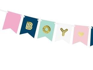 Гирлянда Boy or Girl Mix, 15x175 см, 1 упаковка/1 шт цена и информация | Праздничные декорации | kaup24.ee