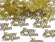 Konfetid Happy New Year, kuldne, 4x2 cm, 1 pakk/3 g hind ja info | Peokaunistused | kaup24.ee
