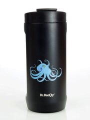 Kohvi termokruus Dr.Bacty Notus 360 ml, Inox, Must - Sinine Octopus цена и информация | Термосы, термокружки | kaup24.ee