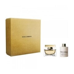 Komplekt Dolce & Gabbana The One naistele: EDP 75 ml + ihupiim 100 ml hind ja info | Naiste parfüümid | kaup24.ee