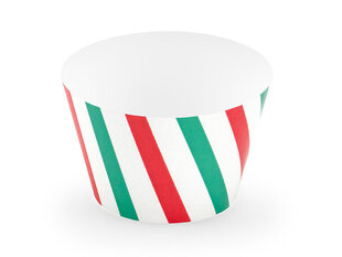 Muffinivormid Merry Xmas 4,8x7,6x4,6 cm (1 pakk/ 6 tk) цена и информация | Праздничная одноразовая посуда | kaup24.ee