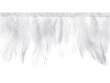 Vanik Feather White 17 cm, 1 m цена и информация | Peokaunistused | kaup24.ee