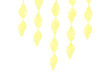 Rippuv pabervanik Crepe Yellow 3 m (1 karp/ 50 tk) цена и информация | Peokaunistused | kaup24.ee