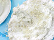 Vanik pärlitega Cream 1,3 m (1 karp/ 40 pakki) (1 pakk/ 5 tk) цена и информация | Peokaunistused | kaup24.ee