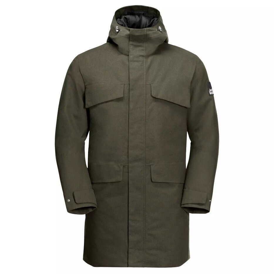 Meeste jope Jack Wolfskin 1114361-4144003 roheline M цена и информация | Meeste joped | kaup24.ee