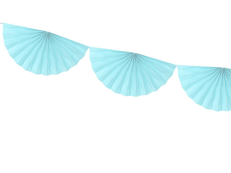 Vanik Rosettes Light Sky-Blue 30 cm x 3 m цена и информация | Peokaunistused | kaup24.ee