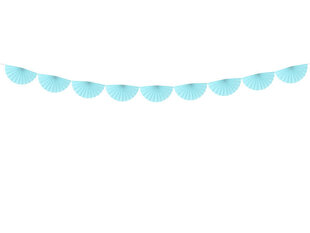 Vanik Rosettes Light Sky-Blue 30 cm x 3 m hind ja info | Peokaunistused | kaup24.ee