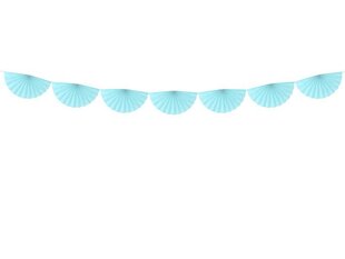 Гирлянда Rosettes Light Sky-Blue 40 см х 3 м цена и информация | Праздничные декорации | kaup24.ee