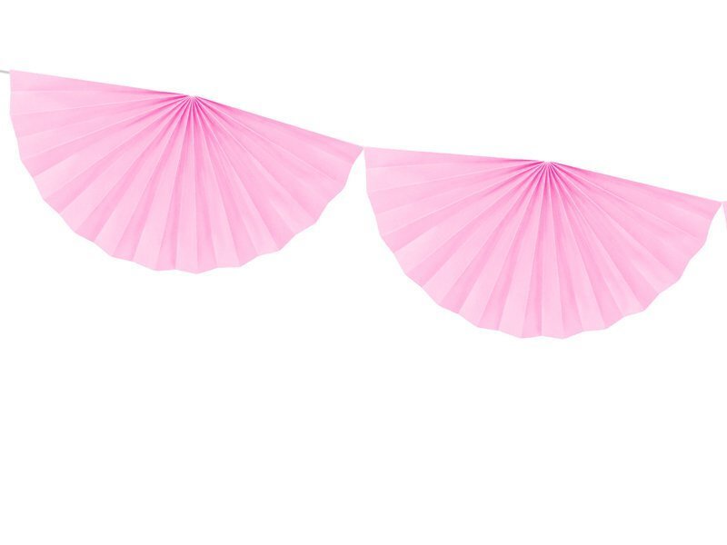 Vanik Rosettes Light Pink 40 cm x 3 m цена и информация | Peokaunistused | kaup24.ee