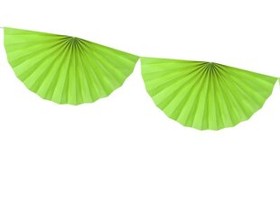 Гирлянда Rosettes Green Apple 40 см х 3 м цена и информация | Праздничные декорации | kaup24.ee