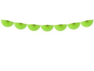 Vanik Rosettes Green Apple 40 cm x 3 m (1 karp/ 50 tk) цена и информация | Праздничные декорации | kaup24.ee