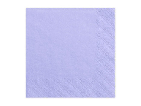 3-kihilised salvrätikud Lilac 33x33 cm (1 pakk / 20 tk) hind ja info | Ühekordsed nõud | kaup24.ee