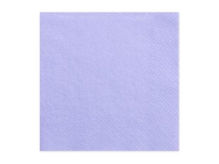 3-kihilised salvrätikud Lilac 33x33 cm (1 pakk / 20 tk) цена и информация | Праздничная одноразовая посуда | kaup24.ee