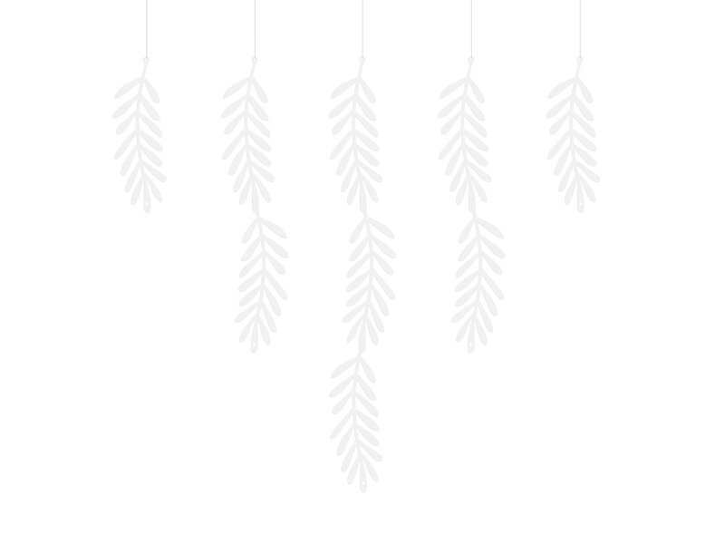 Vanik Branches White 1,8 m (1 karp/ 50 tk) цена и информация | Peokaunistused | kaup24.ee
