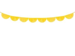 Vanik Fringe Yellow 32 cm x 3 m (1 karp/ 50 tk) hind ja info | Peokaunistused | kaup24.ee