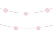 Vanik Pompom Light Pink 2 m цена и информация | Peokaunistused | kaup24.ee