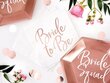 Salvrätikud Bride to be Rose Gold 33 x 33 cm (1 pakk/ 20 tk) hind ja info | Ühekordsed nõud | kaup24.ee
