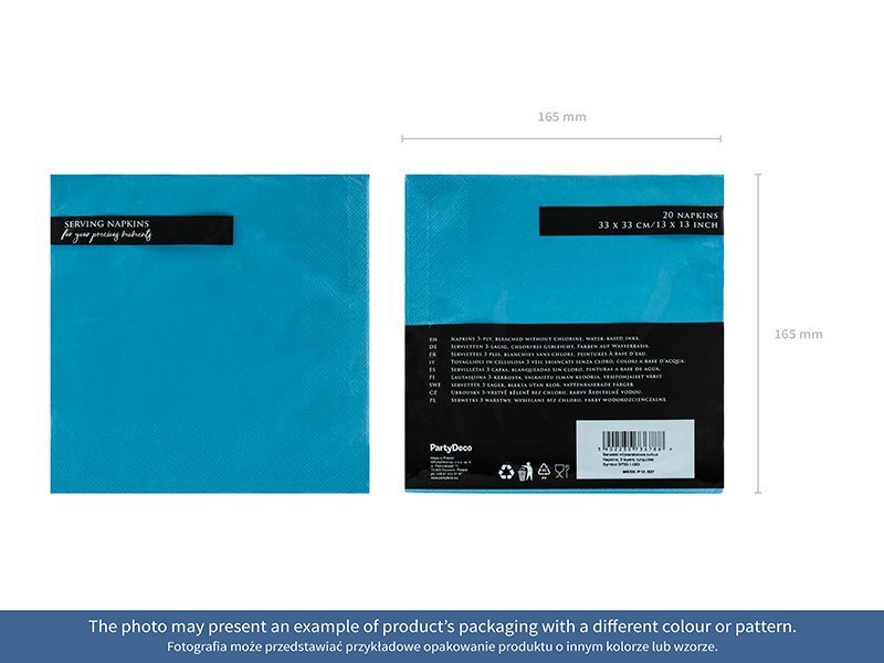 Salvrätikud Chalice White 33 x 33 cm (1 pakk/ 20 tk) hind ja info | Ühekordsed nõud | kaup24.ee