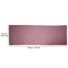 Полотенце для йоги Tunturi 183 x 67 см, розовое цена и информация | Товары для йоги | kaup24.ee