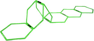 Тренажер для координации HMS SKR06, зеленый цена и информация | Координационные лестницы, мячи для развития реакции | kaup24.ee