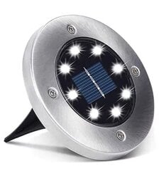 16 × päikesepaneel Luminaire LED -hele hõbe 12,6 cm 16 tükki. hind ja info | Aia- ja õuevalgustid | kaup24.ee