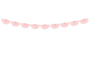 Гирлянда Rosettes Light Powder Pink 30 см х 3 м цена и информация | Праздничные декорации | kaup24.ee