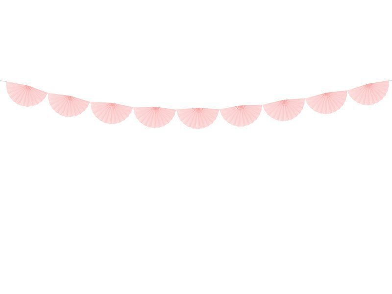 Vanik Rosettes Light Powder Pink 30 cm x 3 m цена и информация | Peokaunistused | kaup24.ee