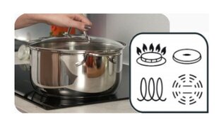 Tefal pottide ja pannide komplekt Intuition A702SC85, 13 tk цена и информация | Кастрюли, скороварки | kaup24.ee