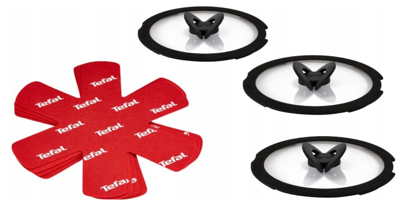 Tefal Poti ja panni kaane komplekt Ingenio L9846553, 24/26/28 cm, 7 osa цена и информация | Potid ja kiirkeedupotid | kaup24.ee