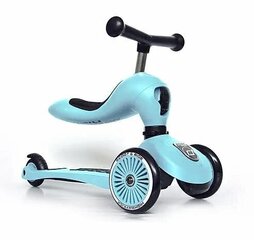 Tõukeratas - kolmerattaline Scoot &amp; Ride 2in1, helesinine цена и информация | Самокаты | kaup24.ee