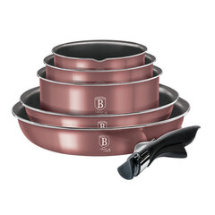 Berlinger Haus I-Rose набор сковородок и кастрюль, 12 частей цена и информация | Кастрюли, скороварки | kaup24.ee