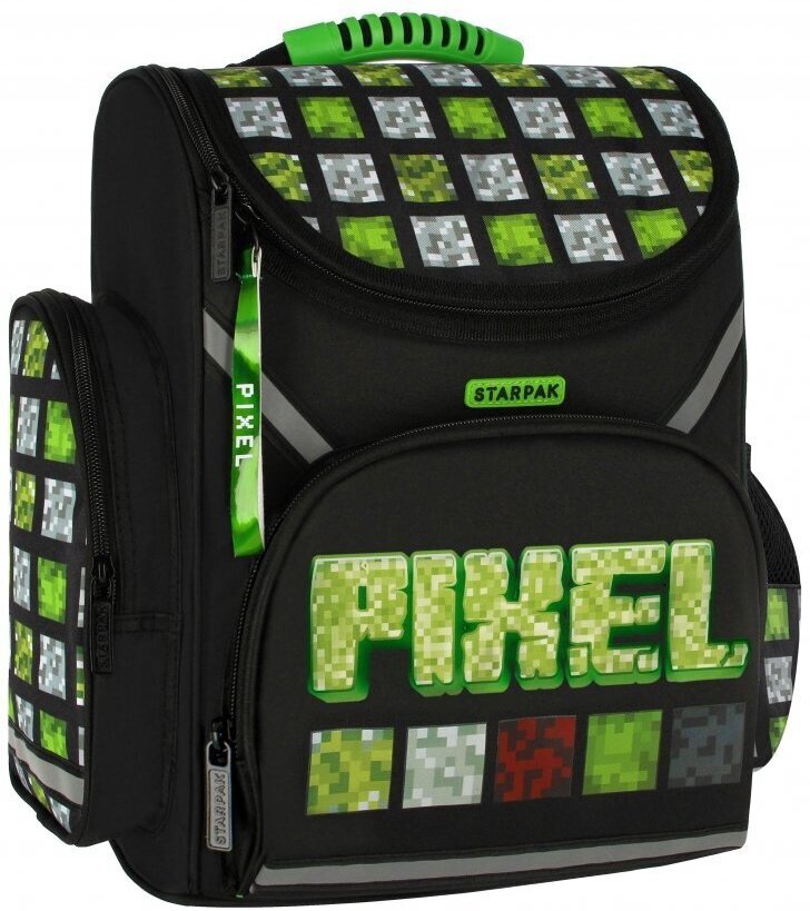 Kooli seljakott Starpak Pixel Green hind ja info | Koolikotid, sussikotid | kaup24.ee