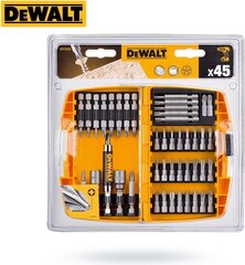 Otsikute komplekt Dewalt, 45 tk (DT71572) цена и информация | Механические инструменты | kaup24.ee