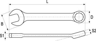 Комбинированный ключ Yato 8мм (YT-4901) цена и информация | Механические инструменты | kaup24.ee