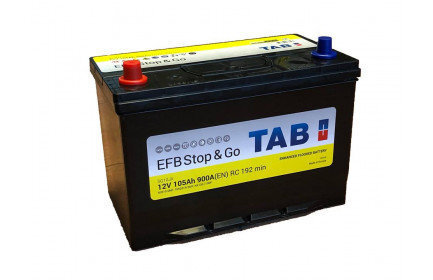 TAB EFB Stop&Go 105Ah 900A (+-) aku цена и информация | Akud | kaup24.ee