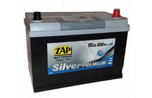 ZAP Silver Premium 95Ah 850A Jap (- +) aku kaina ir informacija | Akud | kaup24.ee